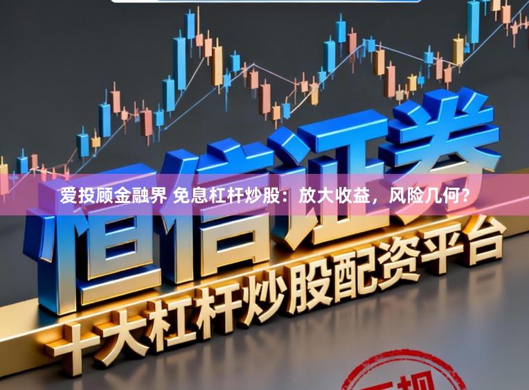 爱投顾金融界 免息杠杆炒股：放大收益，风险几何？