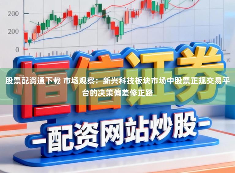 股票配资通下载 市场观察：新兴科技板块市场中股票正规交易平台的决策偏差修正路