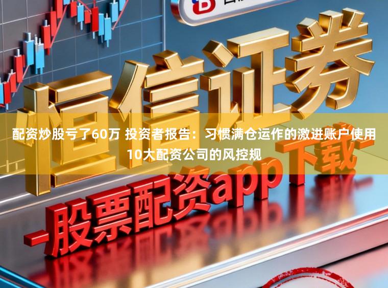 配资炒股亏了60万 投资者报告：习惯满仓运作的激进账户使用10大配资公司的风控规