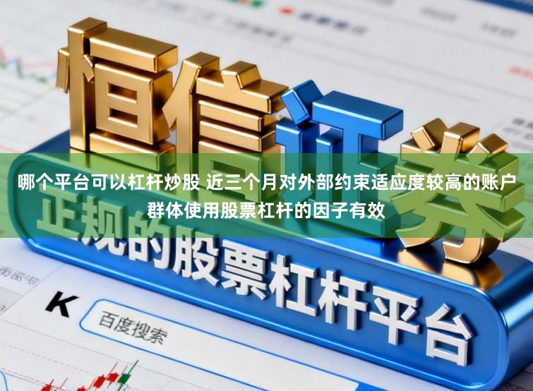 哪个平台可以杠杆炒股 近三个月对外部约束适应度较高的账户群体使用股票杠杆的因子有效