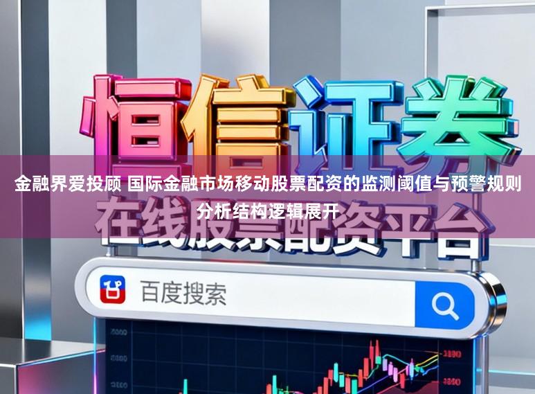 金融界爱投顾 国际金融市场移动股票配资的监测阈值与预警规则分析结构逻辑展开